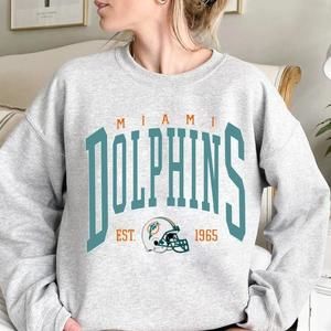 Miami Dolphins SweatShirt, Dolphins Erst 1965 SweatShirt